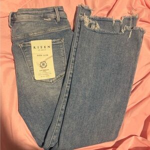 Women's Risen Jeans from a boutique